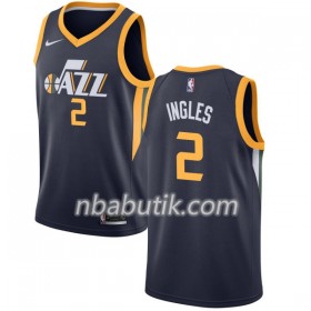 NBA Mænd Trøje Utah Jazz Joe Ingles 2 Nike 2017-18 Navy Swingman